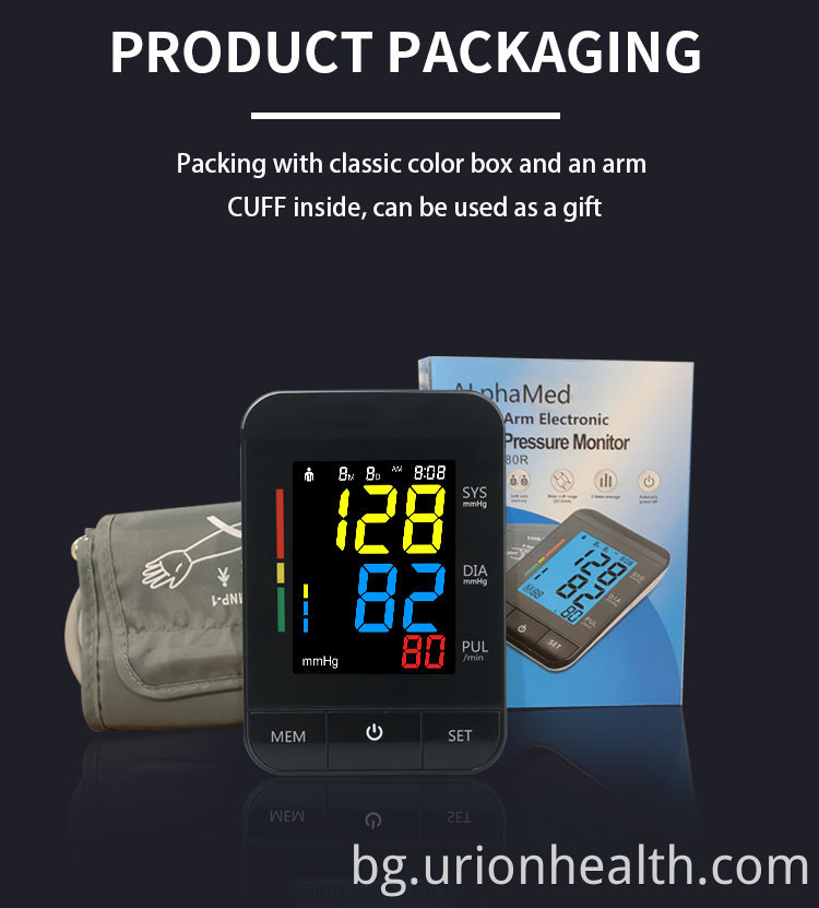 Опаковка за наблюдение на кръвното налягане blood pressure monitor packing